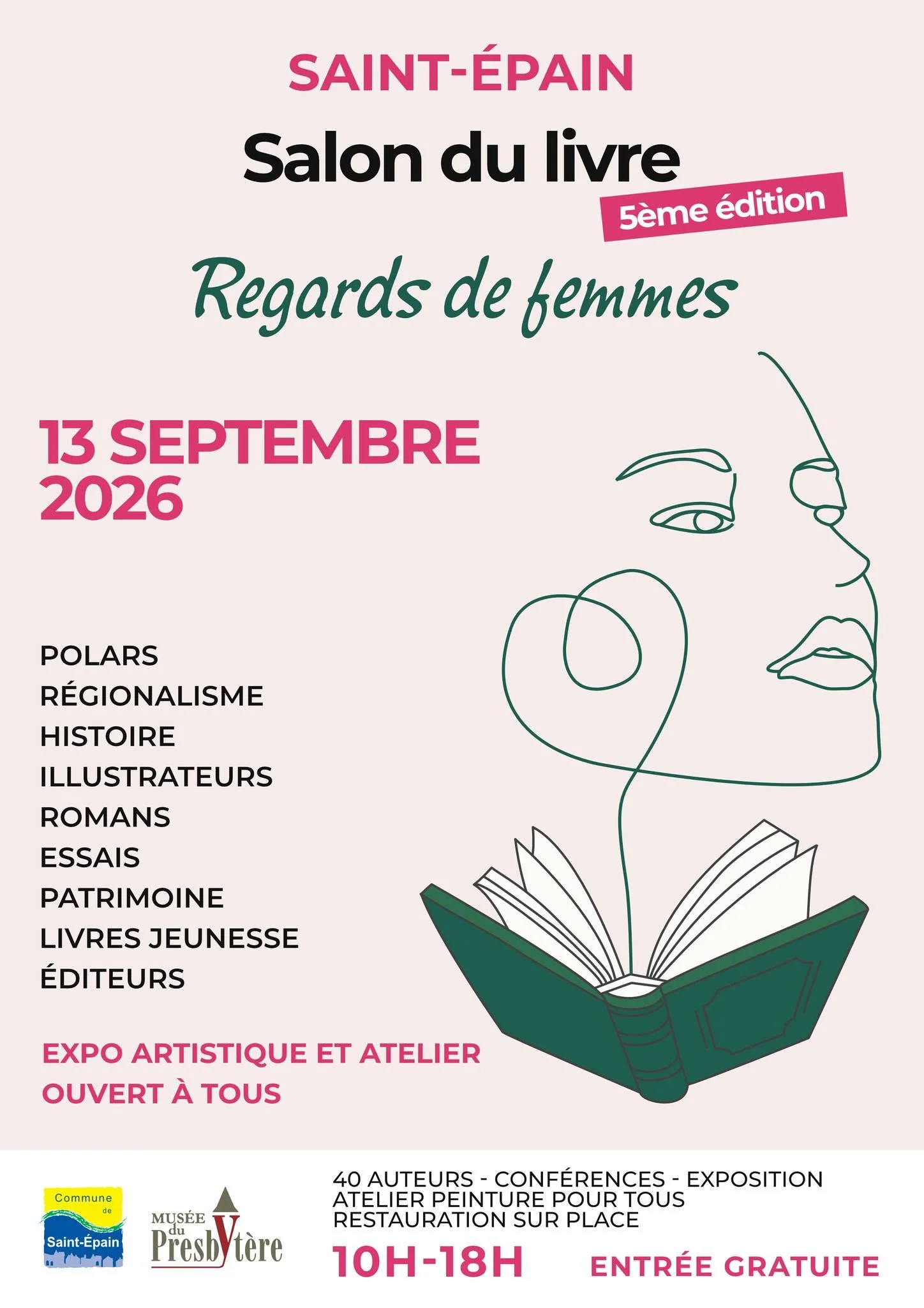 Salon du livre de Saint Epain - Regards de femmes